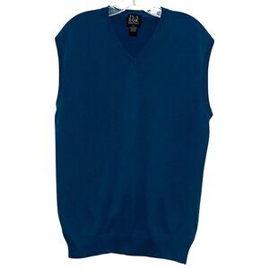 Jos A Bank Sweater Vest Mens XXL Grandpacore Pima Cotton Preppy Old Money Office